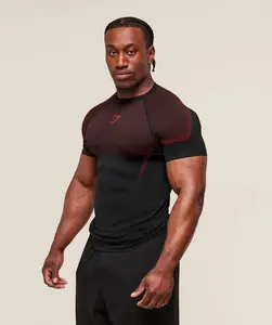 Men Running Compression Short Sleeve Sport Tees Gym Fitness Sportshirts Male Jogging Tracksuit Homme Athletic TopsShirt 1 sold