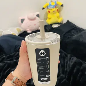 Hydrojug Everyday Tumbler - Double-Wall Vacuum Insulated Flexible Straw Drinkware Bottled