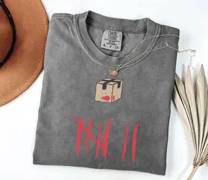 Comfort Color Se7en Graphic T-Shirt, 90s Movie Tee Memorabilia, Seven Movie Minimal Poster Shirt, Brad Pitt David Fincher, Retro Horror Movie Merch