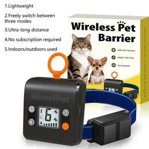 MimofPet Wireless Pet Barrier |B1-S | Stop Counter Surfing & Bad Habits | Wireless Pet Fence | Small Dog Breeds