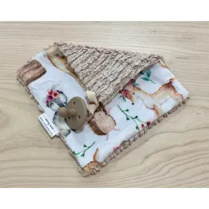 woodland binky blanket