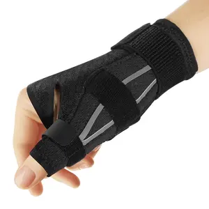 Thumb Brace Ergonomical Right or Left Hand, Thumb Spica Splint Thumb Splint for Trigger Thumb，Thumb Support for Tenosynovitis De Quervains, CMC Pain Relief(White S/M)