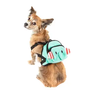 Pet Life Dumbone Compartmental Animated Dog Harness Backpack