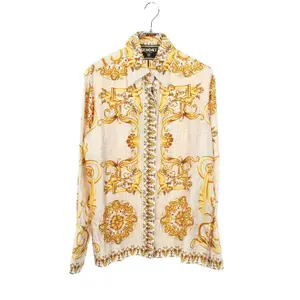 Pre-owned FENDI Silk Small Leather Goods Fendace FF Pattern Top