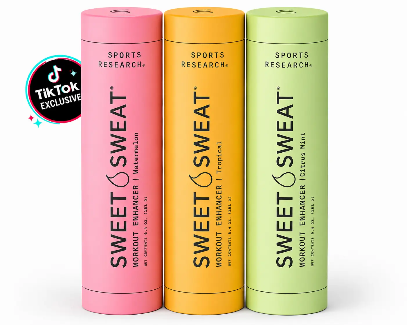 TikTok Exclusive: Sweet Sweat 3-Pack Bundle TikTok Exclusive: Sweet Sweat 3-Pack Bundle
