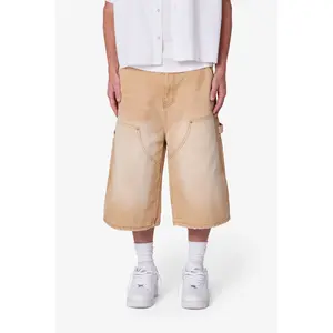 mnml Ultra Baggy Carpenter Shorts - Washed Tan
