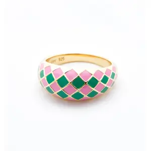 Watermelon Checker Ring