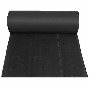 findmall 3.2oz Polypropylene Weed Barrier Landscape Fabric, Durable PP Woven Ground Cover with Polypropylene Material for Farmland Protection, Field Path Covering, Chemical-Free Garden Supplies