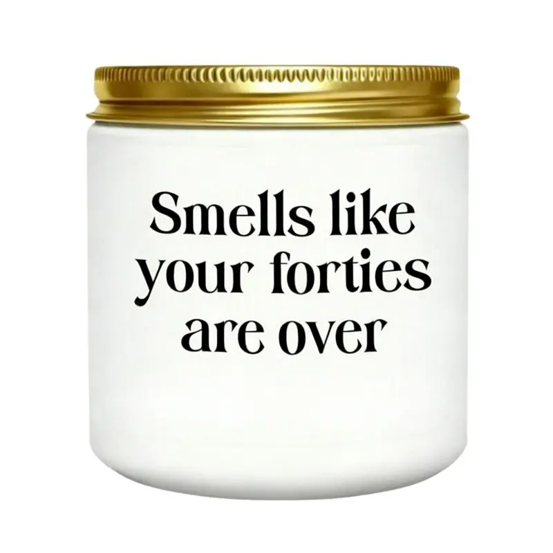 50th Birthday Gifts for Her Him, Fifty Birthday Aromatherapy Scented Candle, 1975 50th Birthday Decorations for Women Men, 50 Year Old Bday Gifts for Friend, Sister, Mom, Dad, Handmade