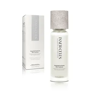 Inner Cells Essential Purifying Milk Cleanser-90ml/3.04fl.oz- Infused with Hyaluronic Acid Multi-Peptide Complex-remove buildup for comfort