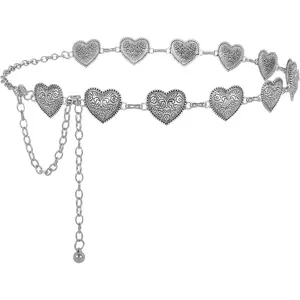 Chain Belt Belts for Women, Silver Chain Belts for Women Western Waist Chain Belt for Dresses Jeans