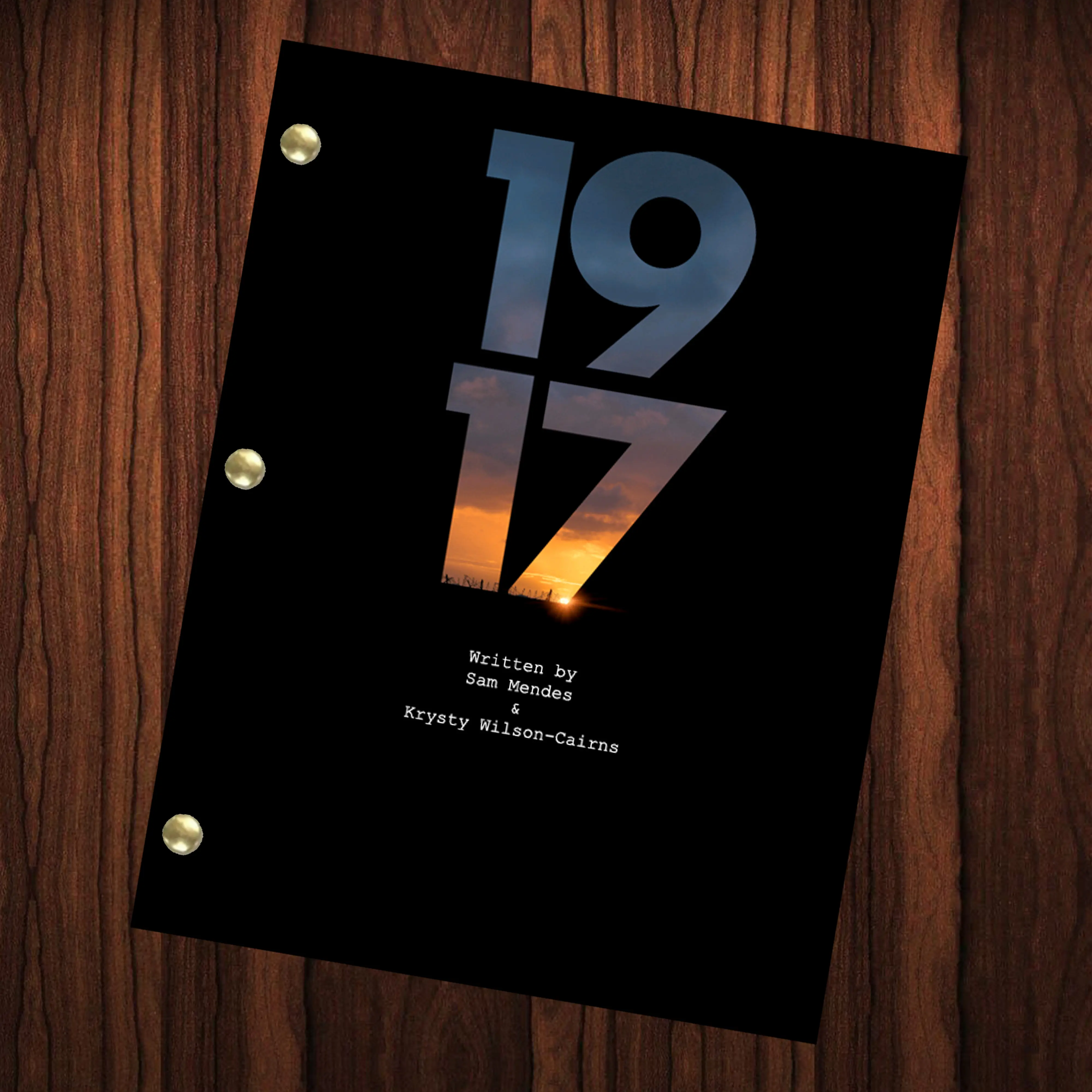 1917 Movie Script Reprint Full Screenplay Full Script