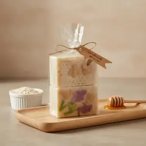 MAMA ANA Honey & Oatmeal Bath Soap - Natural Body Care Cleanser, Moisturizing & Hydrating for Daily Shower Beauty & Personal Care Needs, Blend, Cleansing Soap Bar Gentle Soothing Body Wash