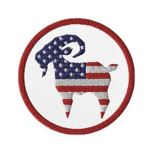 American GOAT Embroidered Patch