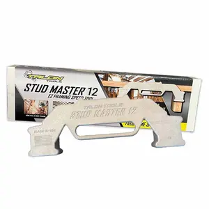 Stud Master SM12-S 12" Framing Stud Layout Tool, Stud Framing Jig for Precision Wall Stud Measurement