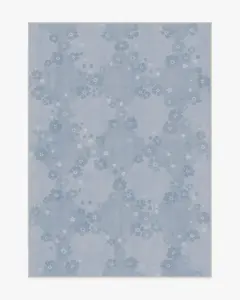 Serene Slate Blue Rug