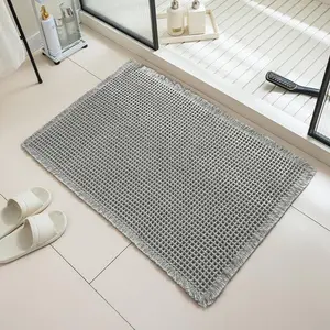 Non-Slip Bathroom Mat, Water Absorbent Mat, Absorbent Entrance Rug for Bathroom and Kitchen, Floor Mat for Indoor Use, Absorbent Foot Mat