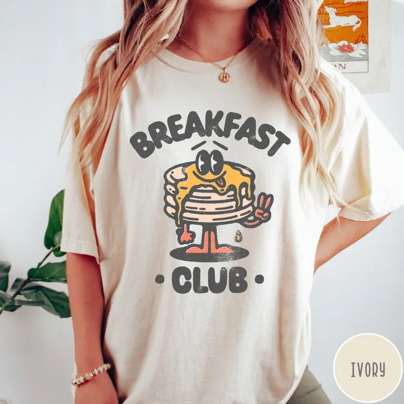 Breakfast Club Shirt, Retro T Shirt, Vintage Tshirt, Aesthetic Shirt, Oversized Shirt, Comfort Colors tshirt, Funny Shirt, Graphic Tee