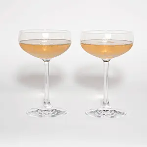 Signature Keys Coupe Cocktail Glasses (Set of 2)