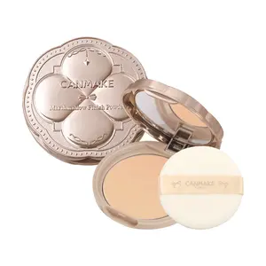 CANMAKE Tokyo Marshmallow Finish Powder - Oil Control, Long-Lasting, SPF50 PA+++, Pore Minimizing, Matte Finish, Natural Beige (#MB), 10g - Award-Winning Japanese Face Powder