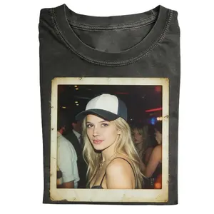 SephyToys Retro pattern T-shirt, classic retro cool actor shirt, 90s retro pattern T-shirt, 90s retro celebrity pattern T-shirt, street fashion iconic loose T-shirt, Valentine's Day gift hooded sweatshirt round neck sweatshirt, holiday gift