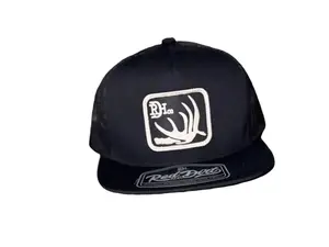 Red Dirt Hat Co. Deer Shed Black Mesh Trucker