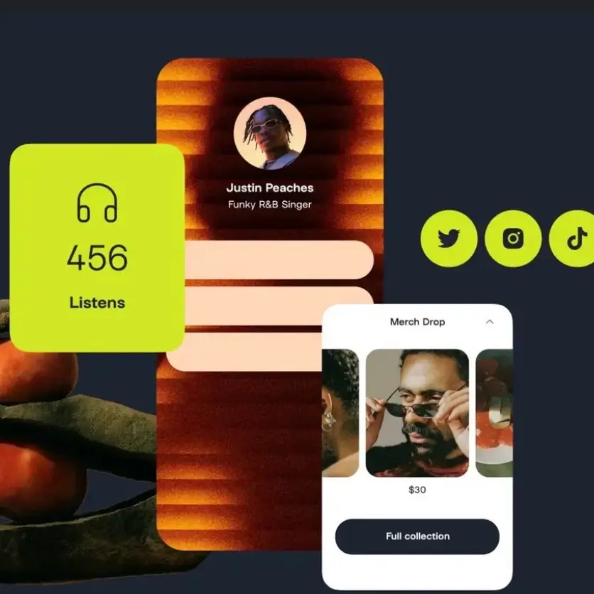 Site Designs (example: Link Trees, Personal Websites, Buisness Landing Pages)