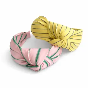 Ellison and Young Weekend Stripe Knot Headband – Effortless Preppy V