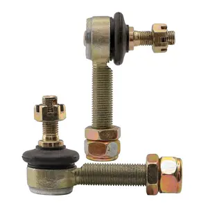 2pcs 10mm Tie Rod Steering End Ball Joint Universal for Go Kart ATV UTV Drift Trike Golf Cart Quad Buggy Dune Moped 4 Wheeler Tricycle Taotao Pitpro SDG SSR Sunl Kazuma Roketa Coolster Baja Thumpstar