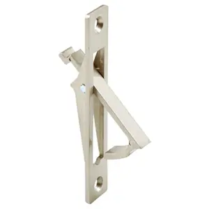 212 MAIN Die Cast Satin Nickel Pocket Door Mortise Pull, Motorcycle Locks & Security Door Hardware, Door Security Lock