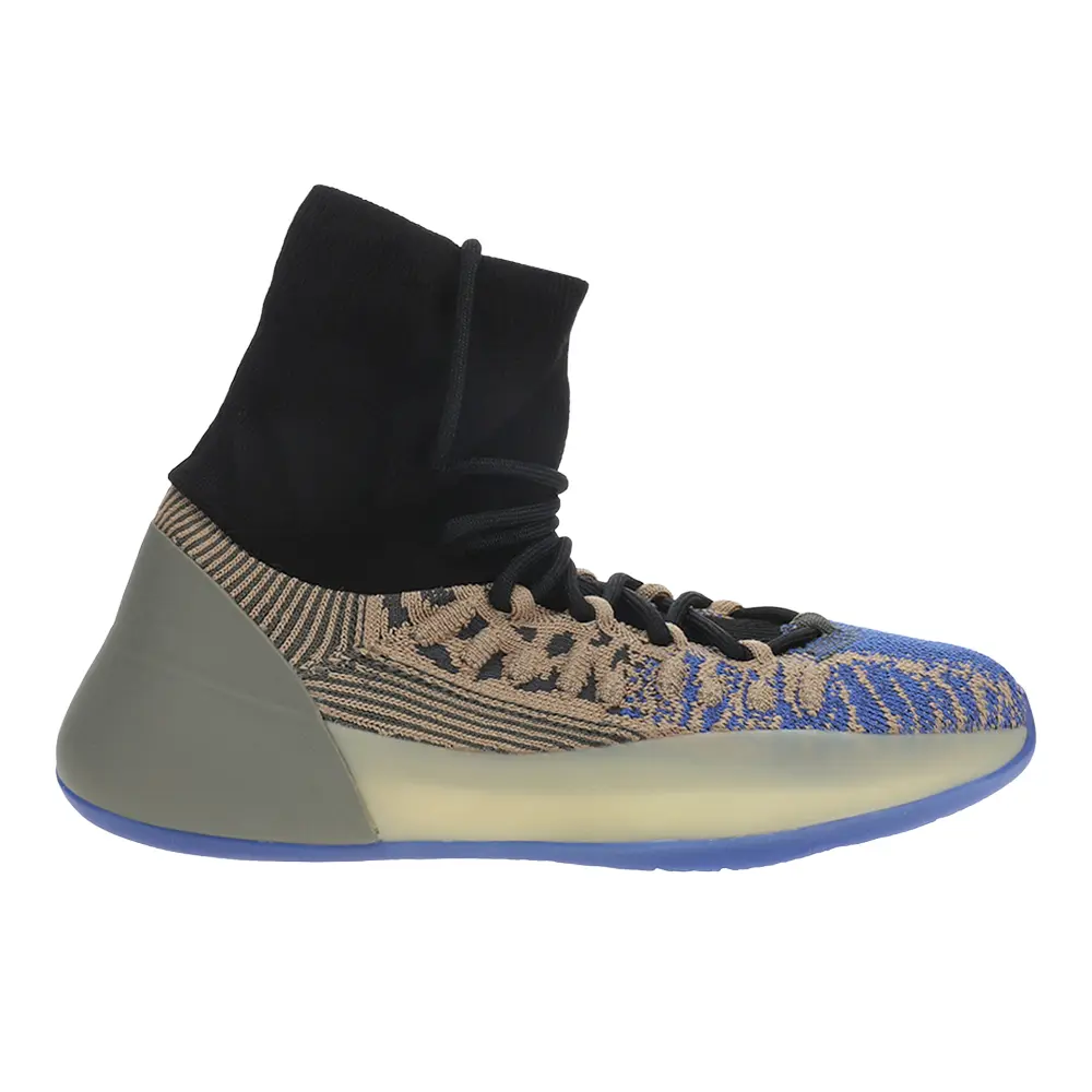 adidas Mens Yeezy Bsktbl Knit Basketball Sneakers Shoes - Blue