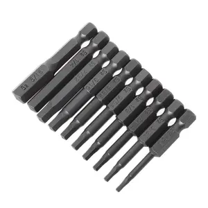 10pcs Magnetic Hexagon Screwdriver Bit S2 Steel 1/4 Inch Hex Shank Screw Drivers