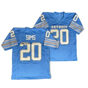 Signed Billy Sims Jersey - Detroit