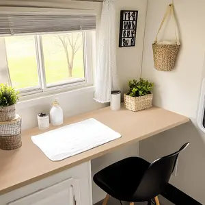 Kaboon 48x18 inches Tabletop, Solid One-Piece Desktop for Sit Stand Desk, Double Desks, L Desk DIY,Wood Countertop Home or Commercial Use,1 inch Thick