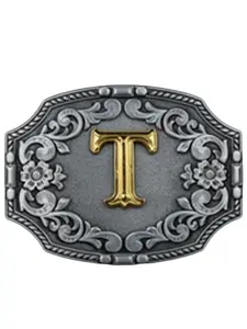 Letter A-Z Buckle, Unisex Initials Belt Loop, Fits 3.7-4cm Wide Belts, Perfect Gift Choice, Stylish Accessory