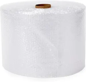 Bubble Wrap for Moving, Packing, Shipping and Storage, Perforated Protective Cushioning for Fragile Items, 12-inch x 175-ft Long Roll, Small 3/16", Clear