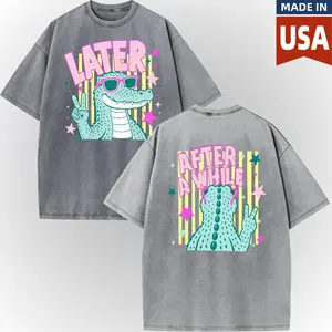 Later Alligator Shirt, After A While Crocodile, Funny Retro Gator Shirt, Cute Animal Shirts #   Animal #   TikTokMadeMeBuyIt #   TikTokShop