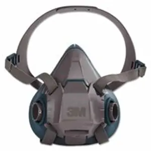 3M 142-6502 OH/ESD Rugged Half-Facepiece Reusable Respirator - Medium, Work-Safe, Non-Fog, Safety Reusable Respirators, Work-Safe Reusable Respirators