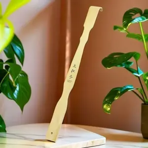 Natural Bamboo Back Scratcher, Self-Use Back Scratch Tool, Relief for Itchy Back, Minor Imperfections Normal, Home Use