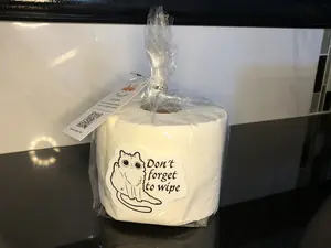 Don't Forget to Wipe Toilet Paper TP Gag Gift Pack