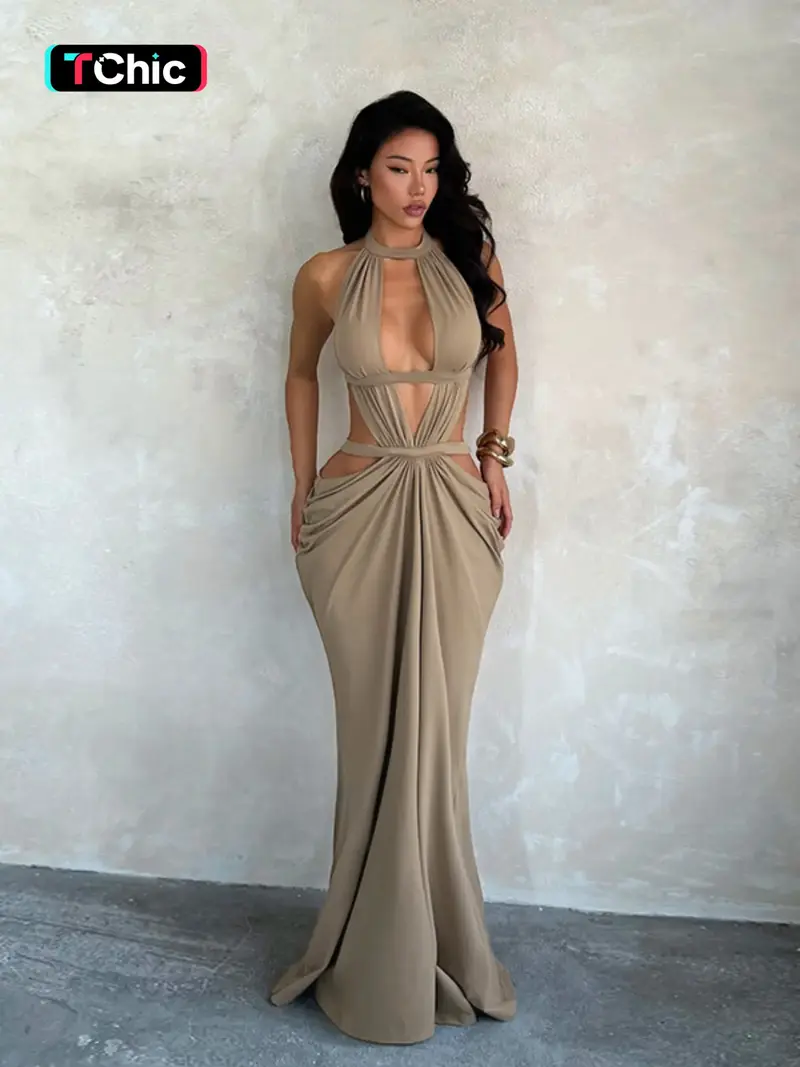 delfi adele pleated silk cut out dress SHOP CLOSET | RENTAL  DELFI Adele Pleated Silk Cut-Out Dress! Size: small  Rental Price: $200 Message us to book dates! To reserve the time you  need