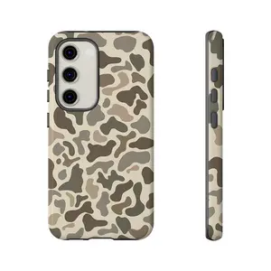 Camo Pattern Phone Case, Shockproof Rugged Cover Dual Layer Soft TPU Hard Bumper Shell for Samsung S25 S24 S23 S22 S21 NOTE20 Ultra A71 A56 A36 Sitka