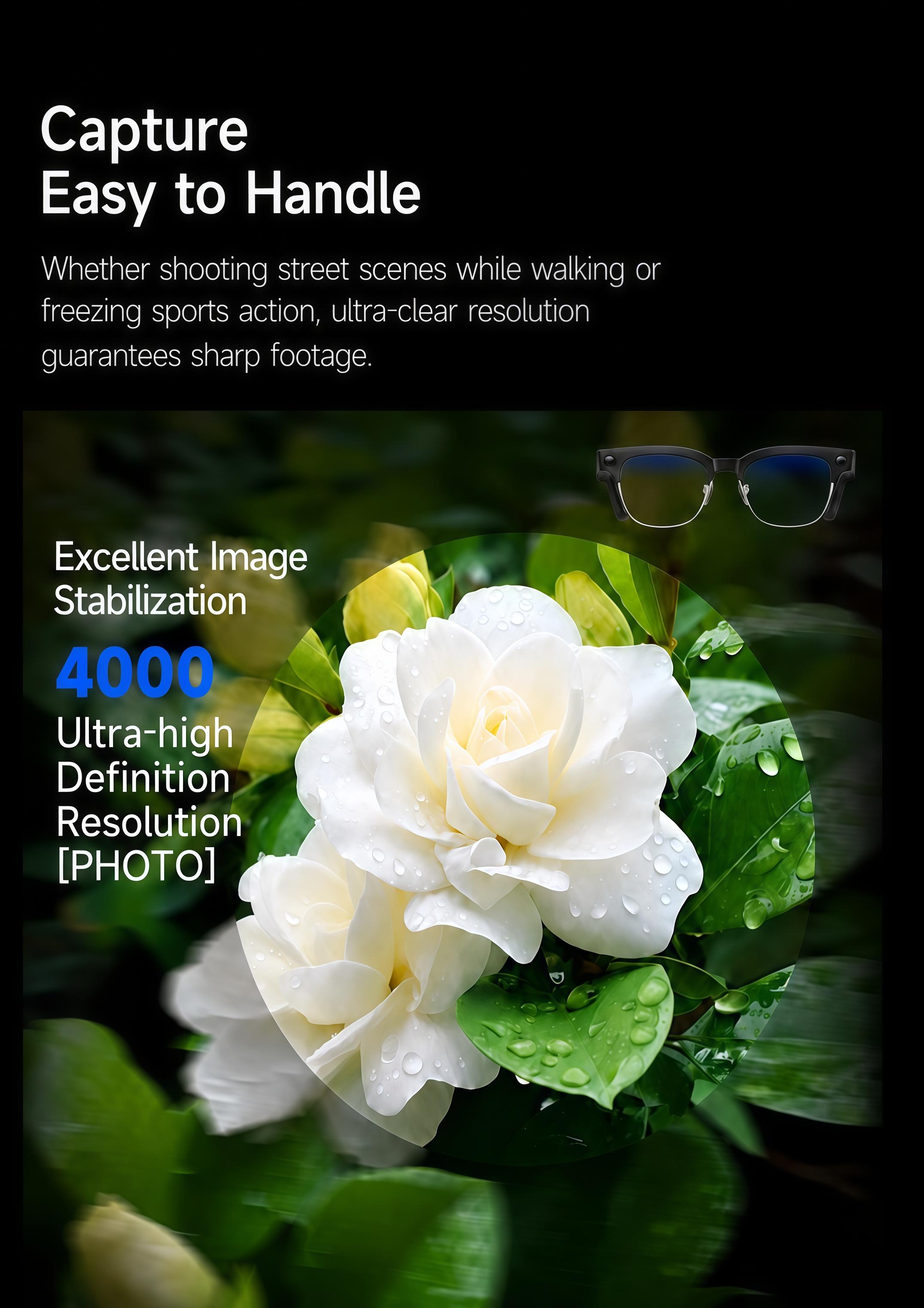 LUSBY Smart AI Camera Glasses with 8MP Photochromic Lenses ,Button Touch Adjustment for Travel Outdoor Adventures Hands-Free Photography 160+Languages Real-Time Translation Bluetooth Wireless Wearable Video Recording UV Protection ,Easter gift LUSBY Smart AI Camera Glasses with 8MP Photochromic Lenses ,Button Touch Adjustment for Travel Outdoor Adventures Hands-Free Photography 160+Languages Real-Time Translation Bluetooth Wireless Wearable Video Recording UV Protection ,Easter gift