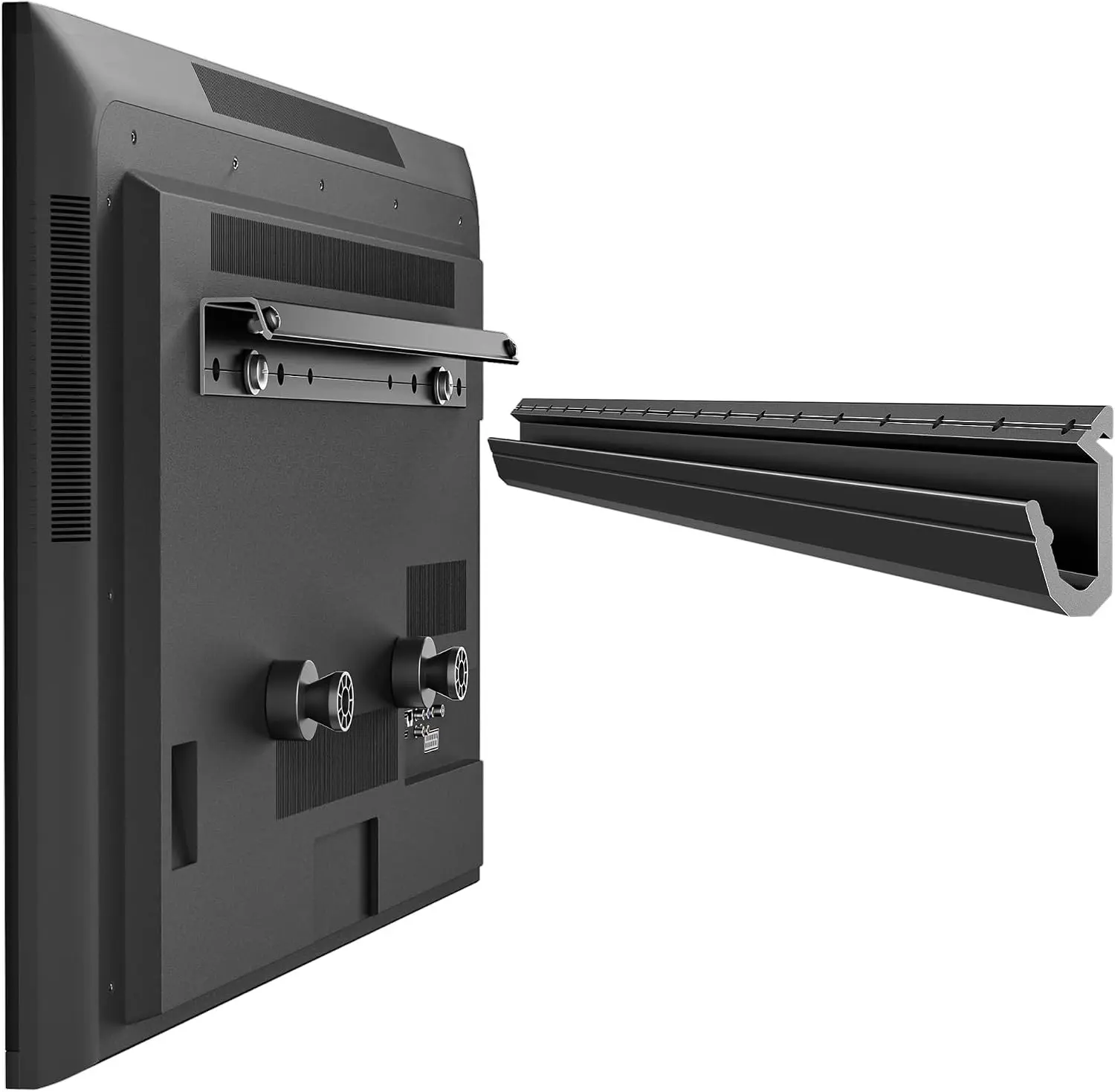Studless TV Wall Mount for Drywall, No Stud Hanger for 12–55 Inch, No Drill Wall Mount TV Bracket, VESA Max 400x400, Up to 100lbs, Low Profile, Tilts 5°, No Damage, Easy Install for Rental Apartment