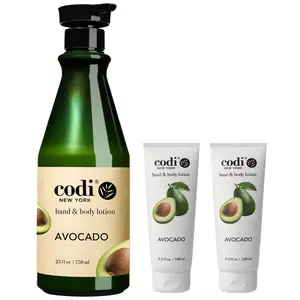 Codi Hand & Body Lotion Avocado 750mL + 2 Pack 100mL Moisturizing Nourishing Non-Greasy Formula for All Skin Types