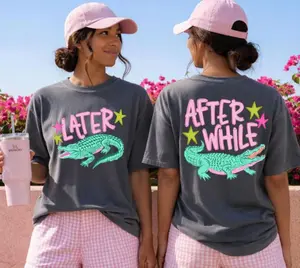 Later Gator Alligator Summer Shirt, After A While Crocodile Summer Vacation Tee Tshirt, After While Summer Beach T-shirt, Hoodie and Sweatshirt M