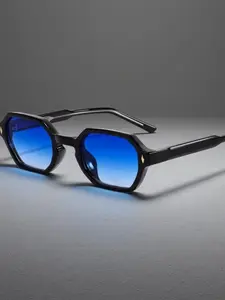 CATERSIDE  Triangular-edge fashion sunglasses in 6 trendy color combinations with anti-glare lenses. The perfect choice for sports, travel, driving and creating Instagram-worthy beach photos.