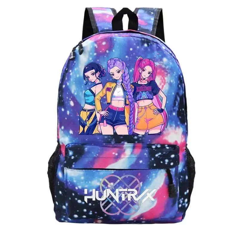 K-Pop Girl Group "Demon Hunters" Themed Fashionable Kids' Backpack – Lightweight, Casual, and Trendy Schoolbag