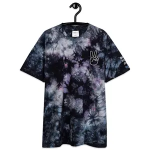 "Good Vibes Only" Oversize tie-dye t-shirt