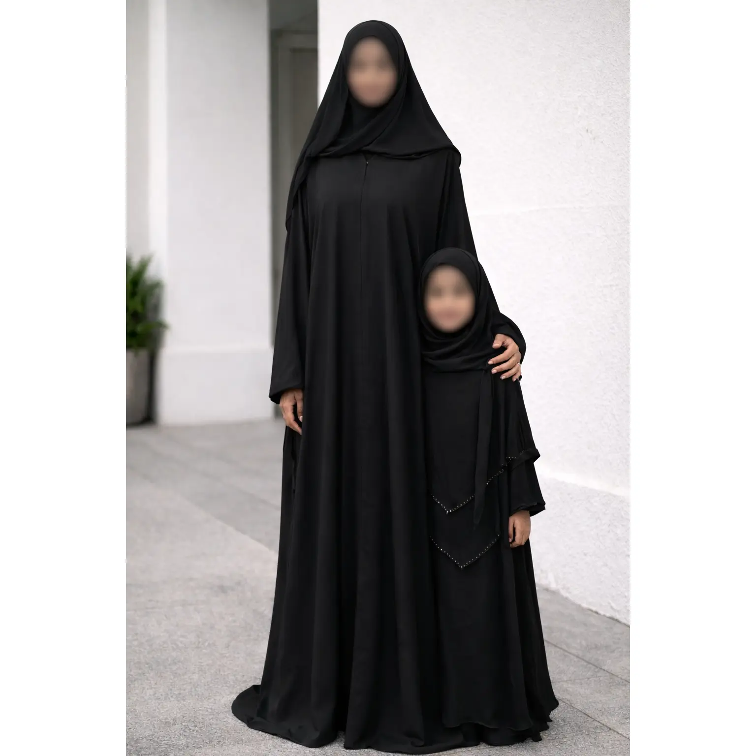 Nisa Abaya - Everyday Prayer - Black (Mommy & Me)